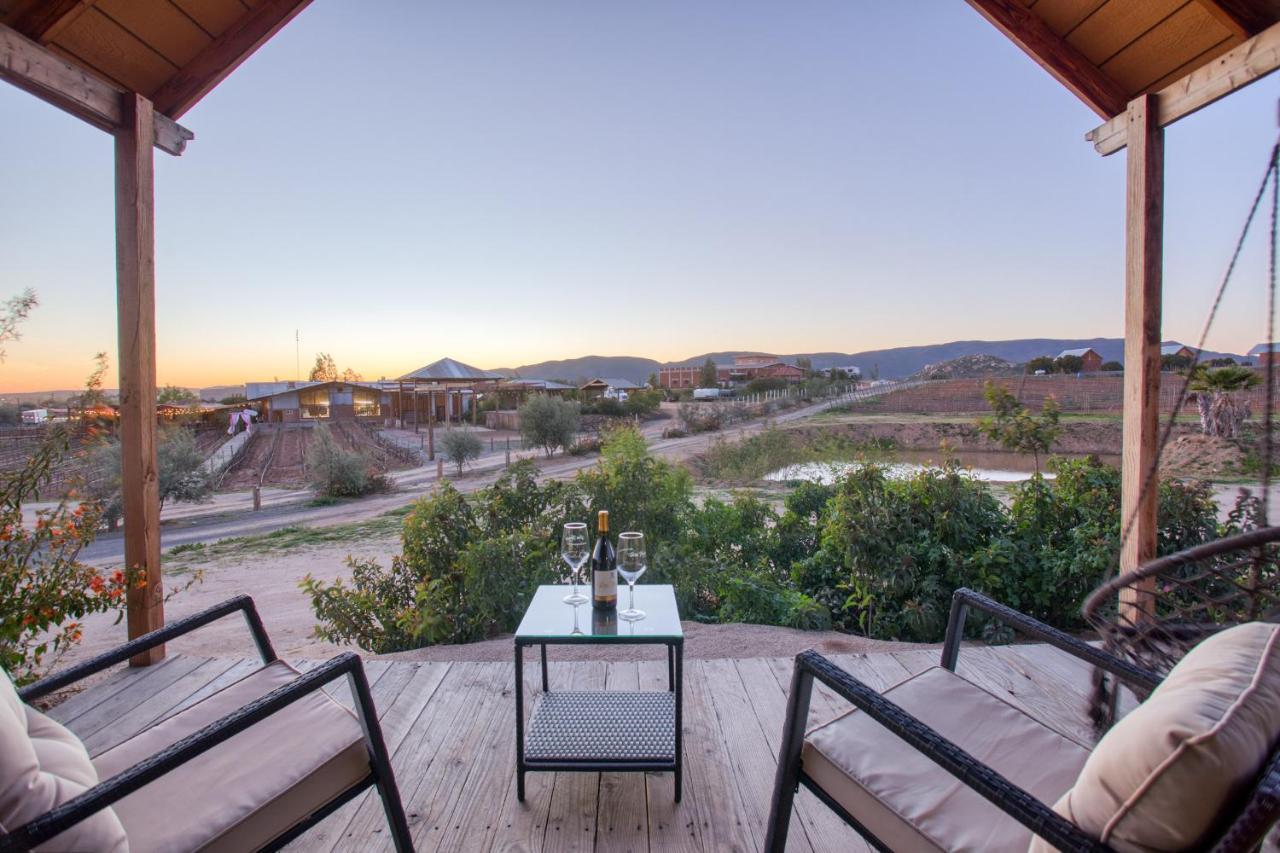 Don Tomas Vinedo Cabanas Valle de Guadalupe Buitenkant foto